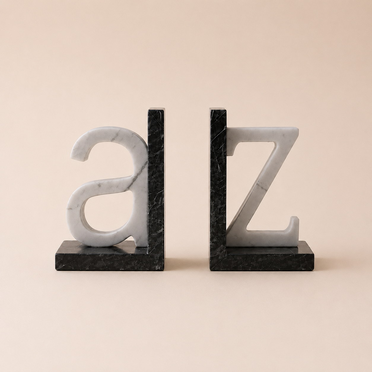 A-Z Doğal Mermer Kitap Desteği Seti