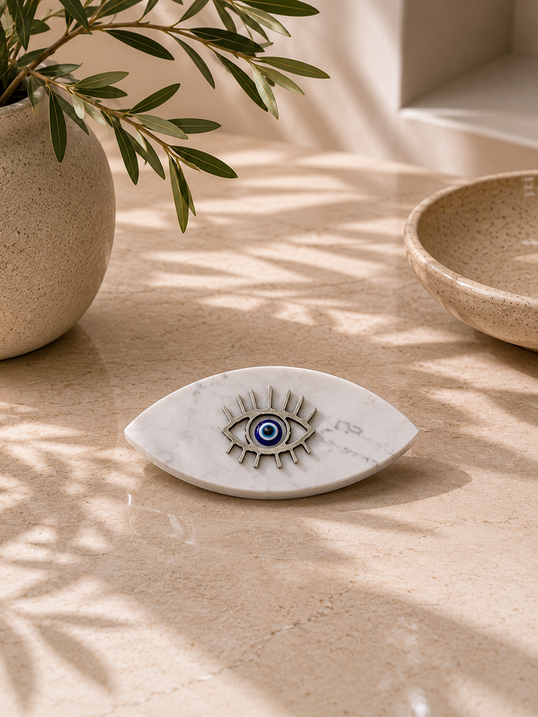 Evil Eye Mini Mermer Dekoratif Aksesuar