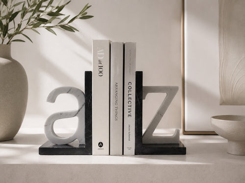 A-Z Doğal Mermer Kitap Desteği Seti